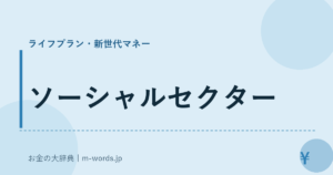 ソーシャルセクター